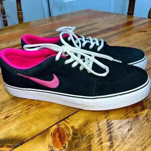 Nike SB Satire Low black/ pink Men’s 536404-016 Embroidered Swoosh